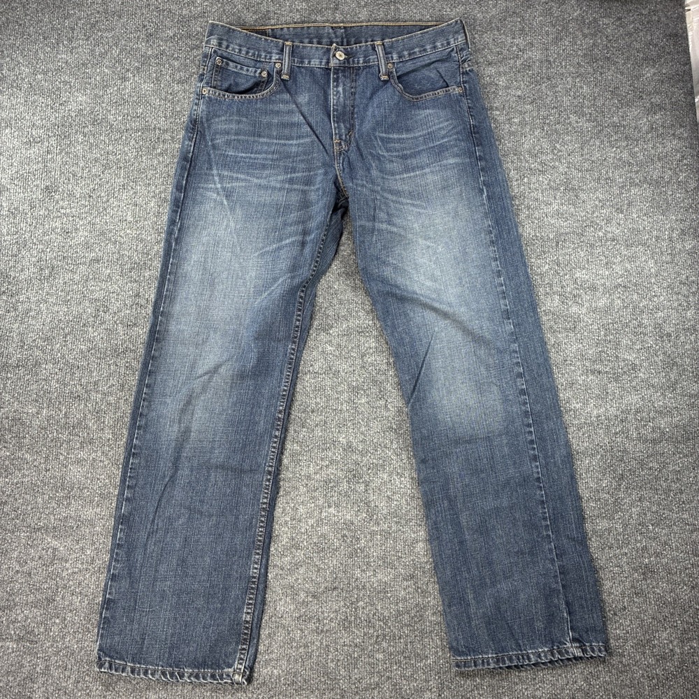 Levi's 569 Jeans Mens 32x32 Fits 34x32 Blue Loose Straight Relaxed Denim